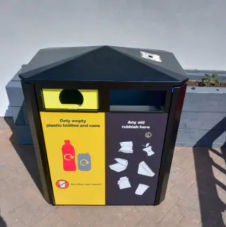 Broxap Double Recycling Bins Installed at Motorway Services